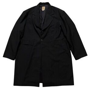 Wah Maker Frontier Jacket Mens 56 Wool Blend Long Coat Frock Western Black